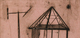 Louise Bourgeois. Plate 4 of 9, from the illustrated book, He Disappeared into Complete Silence. 1946-1947