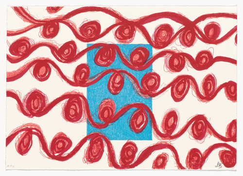 Louise Bourgeois. The Telephone Call from the Slammer, no. 1 of 9, component A, from the series, What Is the Shape of This Problem? 1999