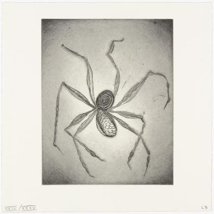 Louise Bourgeois. Untitled, plate 8 of 9, from the illustrated book, Ode &agrave; Ma M&egrave;re. 1995