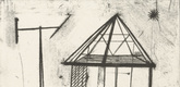 Louise Bourgeois. Plate 4 of 11, from the illustrated book, He Disappeared into Complete Silence, second edition. 1995
