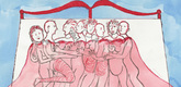 Louise Bourgeois. Eight in Bed. 1998