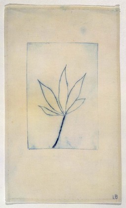 Louise Bourgeois. Untitled (Short Branch with Five Leaves), in Les Arbres (6), from the editioned series of portfolios, Les Arbres (1-6). 2004