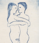 Louise Bourgeois. Louise and Robert, plate 6 of 24, from the series, Self Portrait. 2009