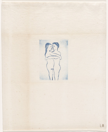 Louise Bourgeois. Louise and Robert, plate 6 of 24, from the series, Self Portrait. 2009