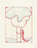 Louise Bourgeois. Embracing the Tree II. 2001
