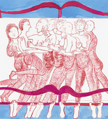 Louise Bourgeois. Eight in Bed. 1998
