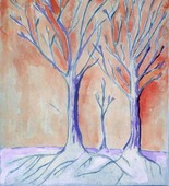 Louise Bourgeois. Untitled (Three Trees), in Les Arbres (6), from the editioned series of portfolios, Les Arbres (1-6). 2004