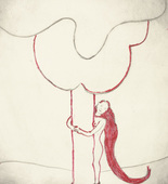 Louise Bourgeois. Embracing the Tree II. 2001