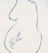 Louise Bourgeois. Pregnant, plate 8 of 24, from the series, Self Portrait. 2009