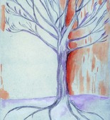 Louise Bourgeois. Untitled (Tall Tree), in Les Arbres (6), from the editioned series of portfolios, Les Arbres (1-6). 2004