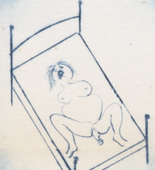 Louise Bourgeois. Birth, plate 9 of 24, from the series, Self Portrait. 2009