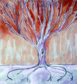 Louise Bourgeois. Untitled (Wide Tree), in Les Arbres (6), from the editioned series of portfolios, Les Arbres (1-6). 2004