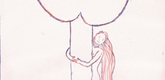 Louise Bourgeois. Embracing the Tree II. 2001