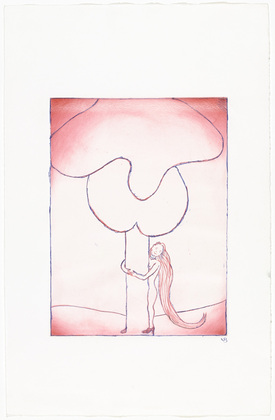 Louise Bourgeois. Embracing the Tree II. 2001