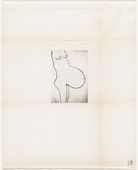 Louise Bourgeois. Pregnant, plate 11 of 24, from the series, Self Portrait. 2009