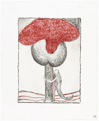 Louise Bourgeois. Embracing the Tree II. 2003
