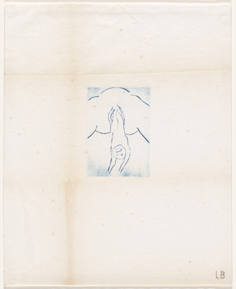 Louise Bourgeois. Birth, plate 12 of 24, from the series, Self Portrait. 2009