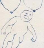 Louise Bourgeois. Feeding, plate 13 of 24, from the series, Self Portrait. 2009