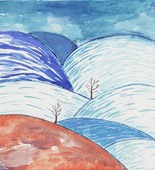 Louise Bourgeois. Untitled (Hills), from the editioned series of portfolios, Les Arbres (1-6). 2004