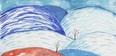 Louise Bourgeois. Untitled (Hills), from the editioned series of portfolios, Les Arbres (1-6). 2004