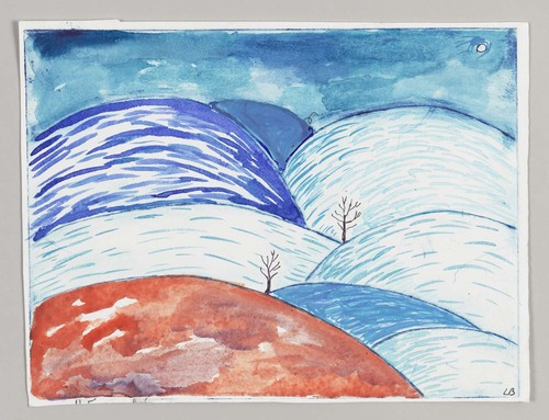 Louise Bourgeois. Untitled (Hills), from the editioned series of portfolios, Les Arbres (1-6). 2004