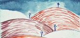 Louise Bourgeois. Untitled (Hills). 2003