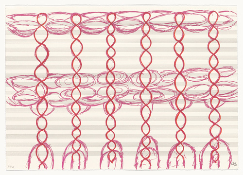 Louise Bourgeois. The Papillon, the Ray of Hope, no. 6 of 9, component A, from the series, What Is the Shape of This Problem? 1999