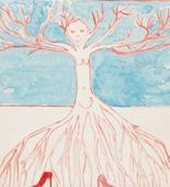Louise Bourgeois. Untitled (Wide Tree). 2004-2005