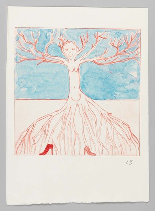 Louise Bourgeois. Untitled (Wide Tree). 2004-2005