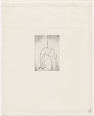 Louise Bourgeois. Arch of Hysteria, plate 19 of 24, from the series, Self Portrait. 2009