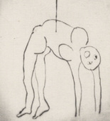 Louise Bourgeois. Arch of Hysteria, plate 19 of 24, from the series, Self Portrait. 2009