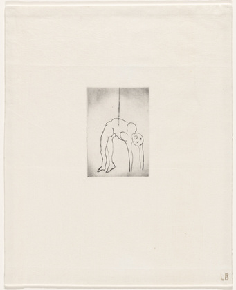 Louise Bourgeois. Arch of Hysteria, plate 19 of 24, from the series, Self Portrait. 2009