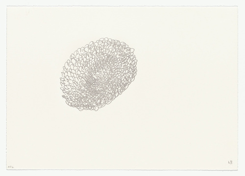 Louise Bourgeois. The Hour Is Devoted to Revenge, no. 7 of 9, component A, from the series, What Is the Shape of This Problem? 1999
