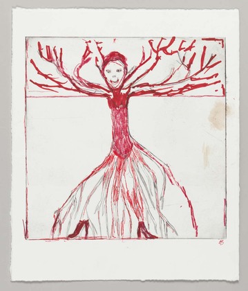 Louise Bourgeois. Untitled (Wide Tree). 2004