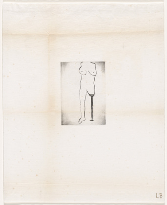 Louise Bourgeois. Topiary, plate 20 of 24, from the series, Self Portrait. 2009