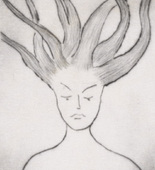 Louise Bourgeois. Louise, plate 21 of 24, from the series, Self Portrait. 2009