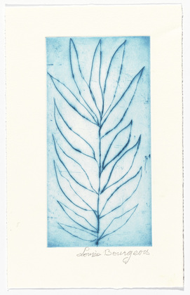 Louise Bourgeois. Untitled (Tall Branch with Fourteen Leaves). 2004