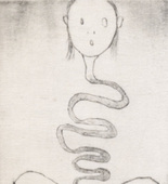 Louise Bourgeois. La Naus&eacute;e, plate 22 of 24, from the series, Self Portrait. 2009