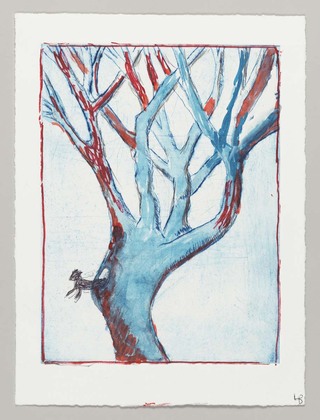 Louise Bourgeois. Untitled (Bent Tree), from the editioned series of portfolios, Les Arbres (1-6). 2004
