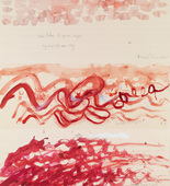 Louise Bourgeois. Untitled, no. 4 of 11, from the series, The Red Sky. 2009