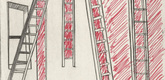 Louise Bourgeois. Plate 8 of 11, from the illustrated book, He Disappeared into Complete Silence, second edition. 1997