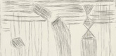 Louise Bourgeois. Plate 9 of 9, from the illustrated book, He Disappeared into Complete Silence, second edition. 1995