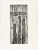 Louise Bourgeois. Plate 9 of 9, from the illustrated book, He Disappeared into Complete Silence, second edition. 1995
