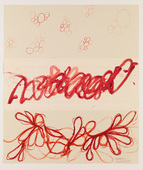 Louise Bourgeois. Untitled, no. 7 of 11, from the series, The Red Sky. 2009