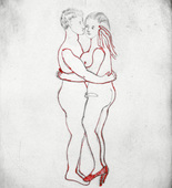 Louise Bourgeois. The Couple, plate 5 of 7, from the portfolio, La R&eacute;paration. 2001