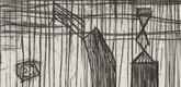Louise Bourgeois. Plate 9 of 9, from the illustrated book, He Disappeared into Complete Silence, second edition. 1995