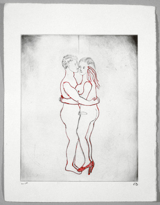 Louise Bourgeois. The Couple, plate 5 of 7, from the portfolio, La R&eacute;paration. 2001