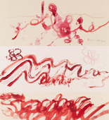 Louise Bourgeois. Untitled, no. 8 of 11, from the series, The Red Sky. 2009
