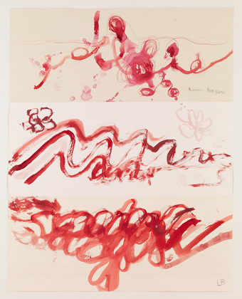 Louise Bourgeois. Untitled, no. 8 of 11, from the series, The Red Sky. 2009