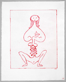 Louise Bourgeois. La Naus&eacute;e, plate 1 of 7, from the portfolio, La R&eacute;paration. 2001